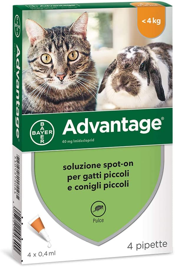 ADVANTAGE GATTO 40 FINO A 4 KG 