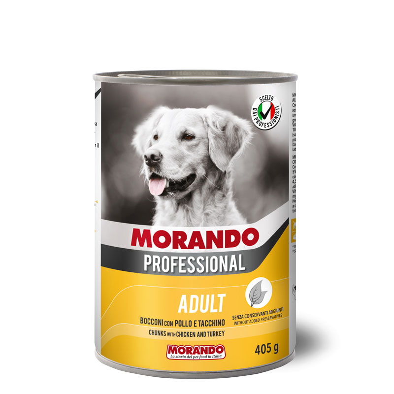 MORANDO PROFESSIONAL CANE BOCCONI POLLO E TACCHINO GR.405 