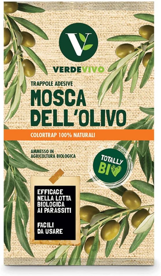 TEMOOCID COLORTRAP GIALLO CM.40 X 25 CON FEROMONE MOSCA DELL'OLIVO PZ.3 