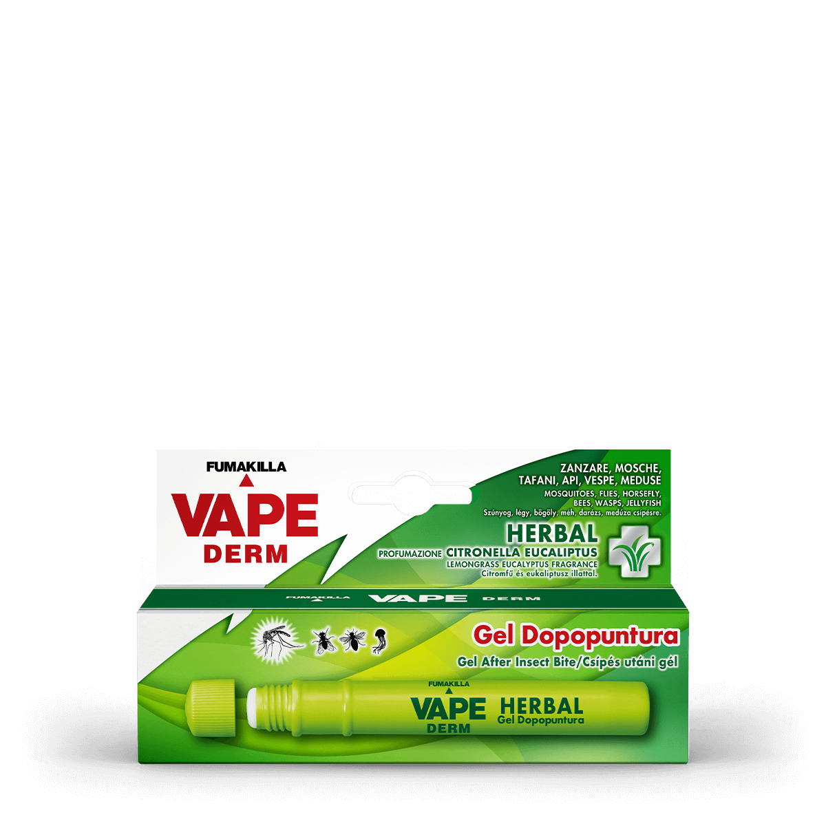 VAPE DERM HERBAL PENNA GEL DOPO PUNTURA ML.10 